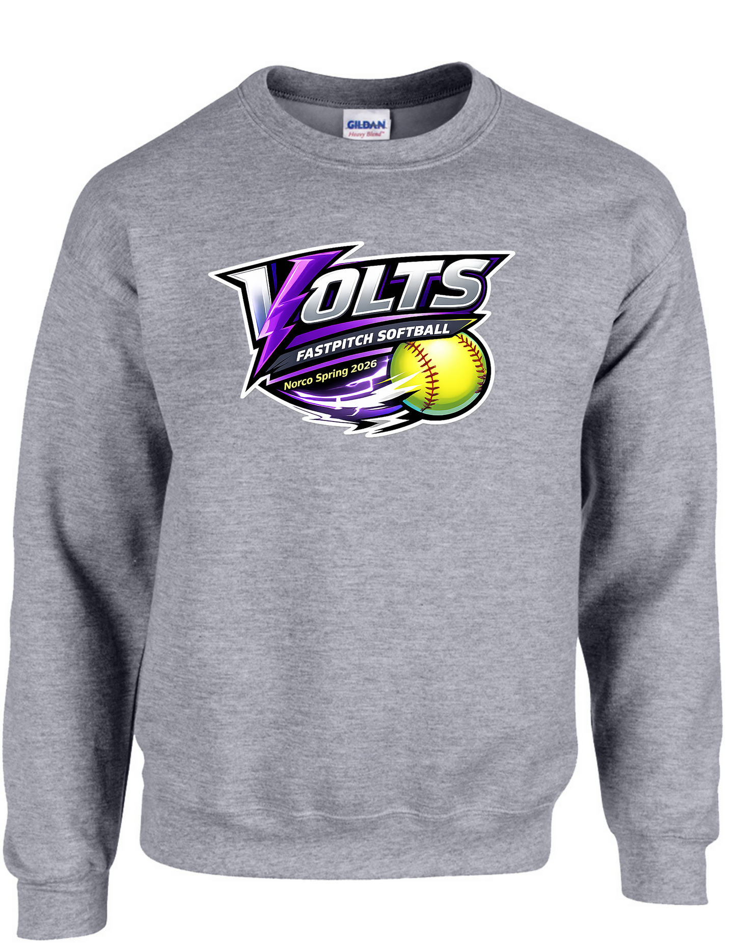 Volts Crew Sweatshirt - Gray