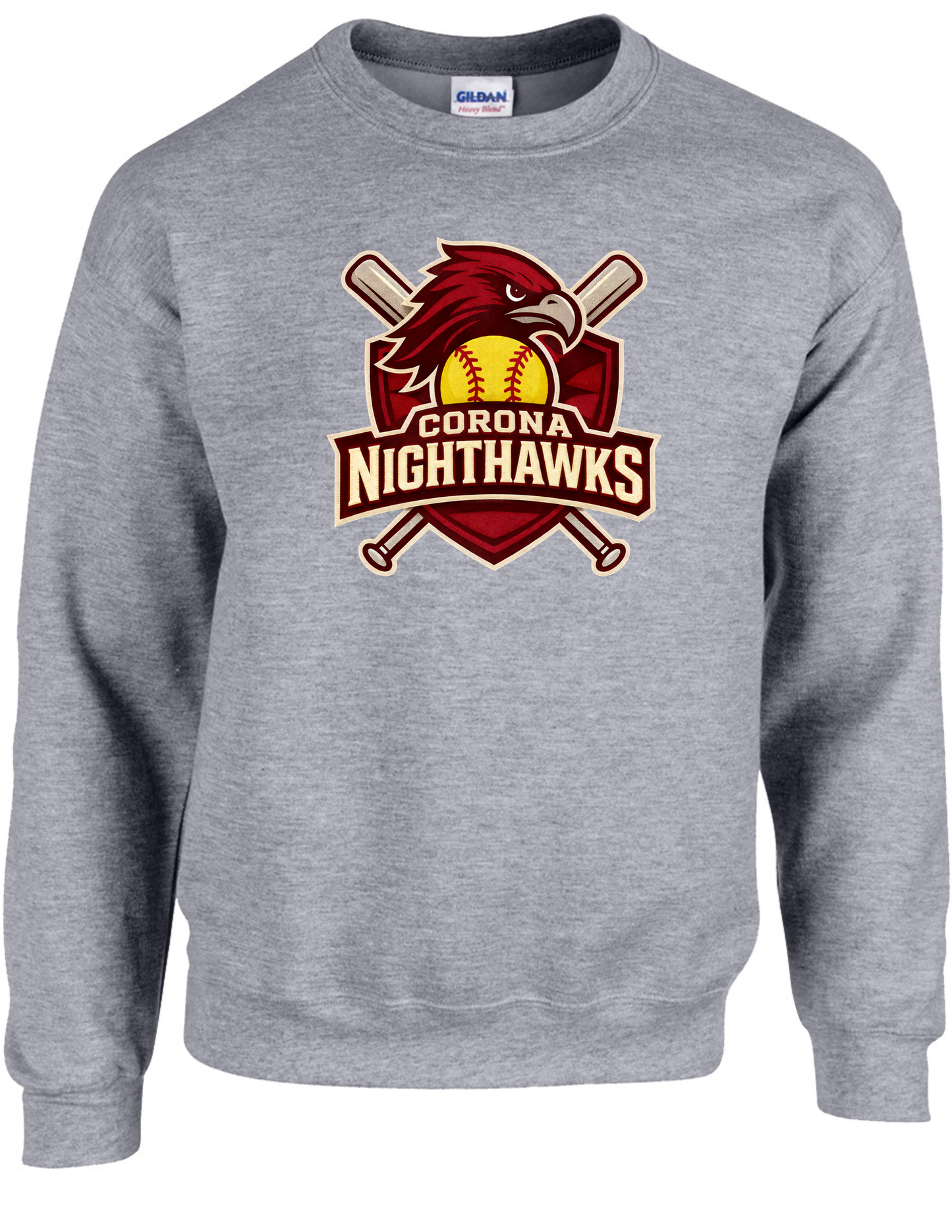 Nighthawks Crew Sweatshirt - Gray