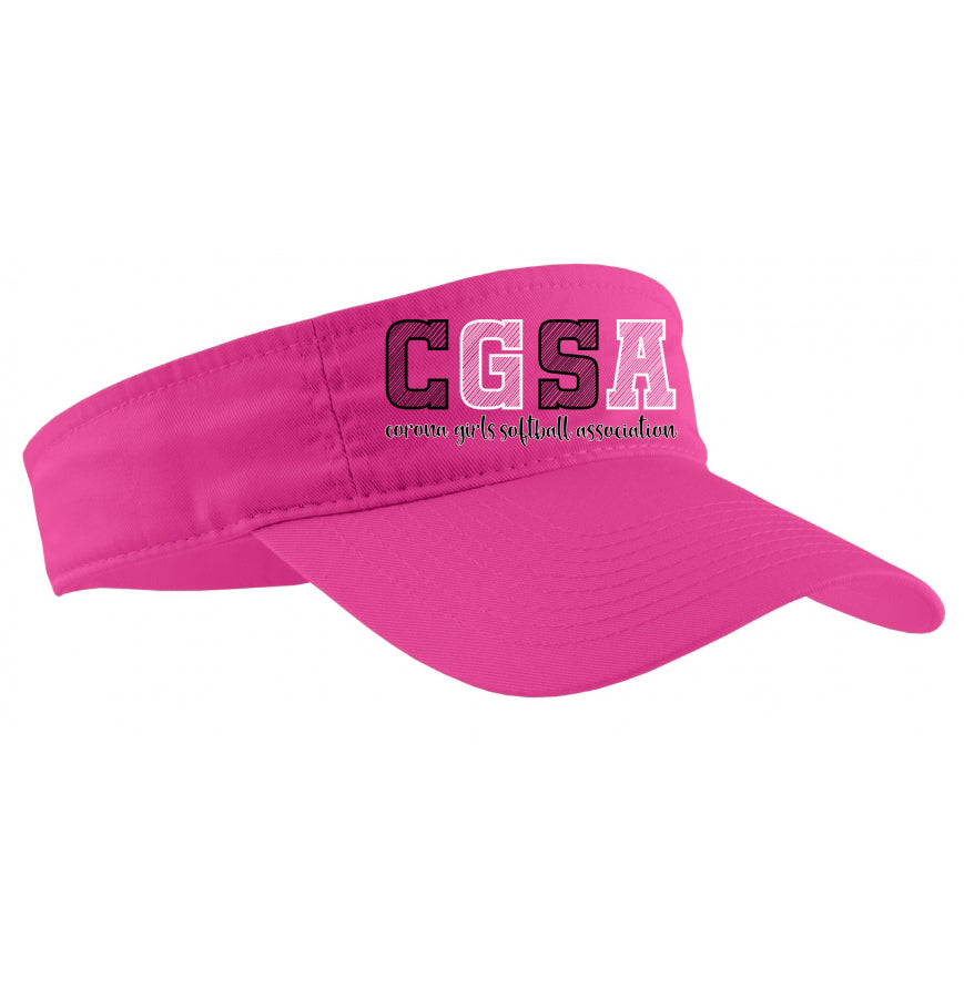 Corona Softball Visor - Pink (Style 3)