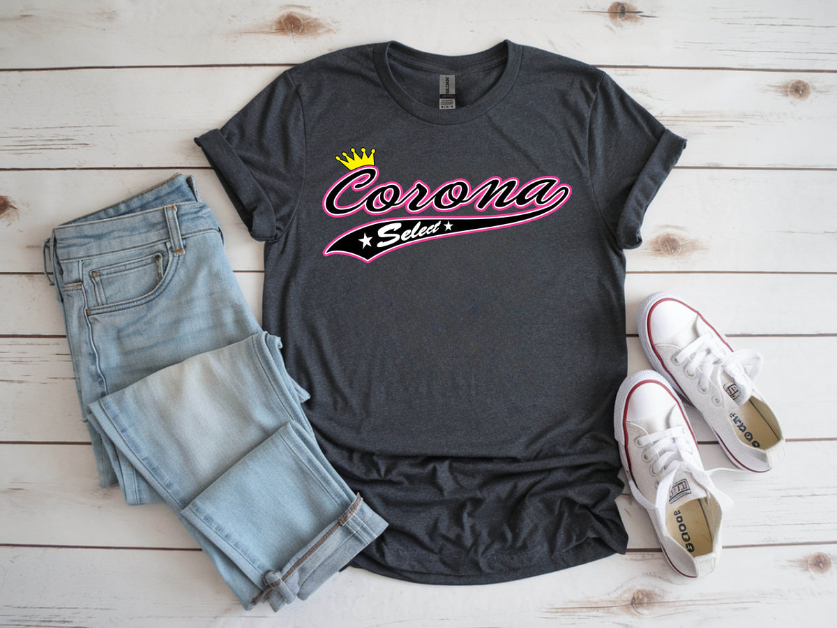 Corona Select Softstyle T-Shirt - Charcoal (Style 3)