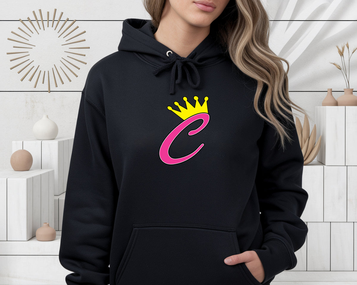 Corona Softball Pullover Hoodie - Black (Style 5)