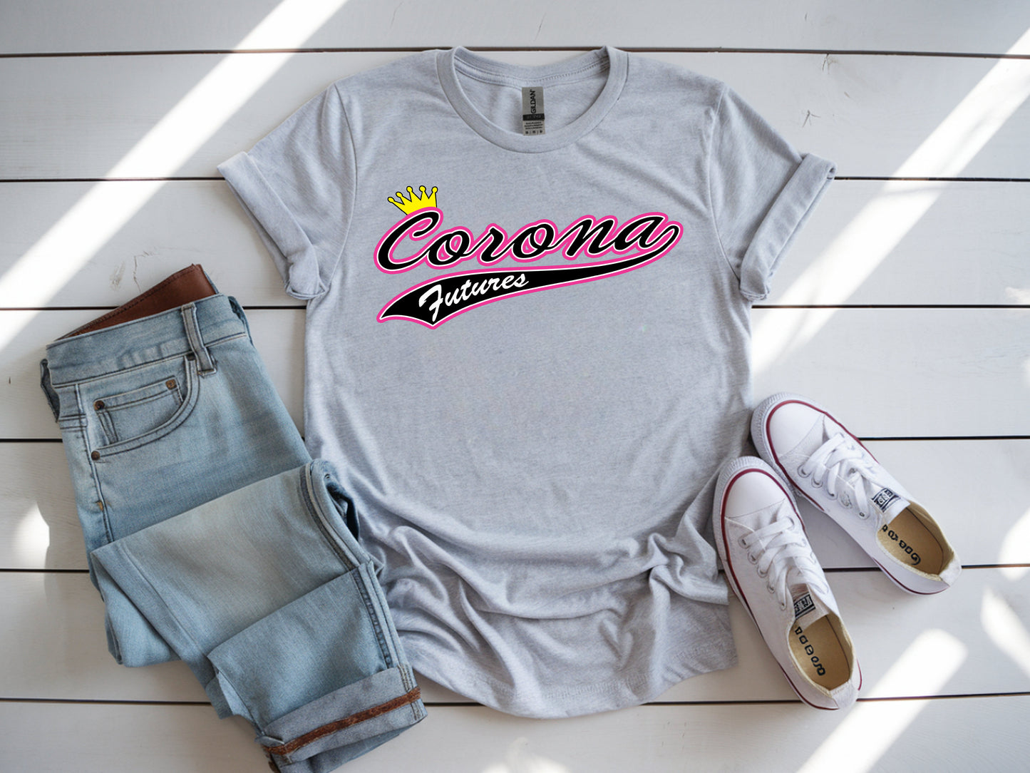 Corona Futures Softstyle T-Shirt - Gray (Style 3)