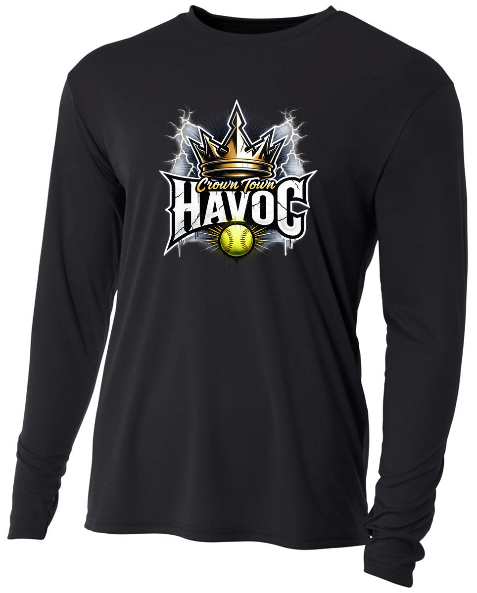 Havoc Dryfit Long Sleeve Shirt - Black
