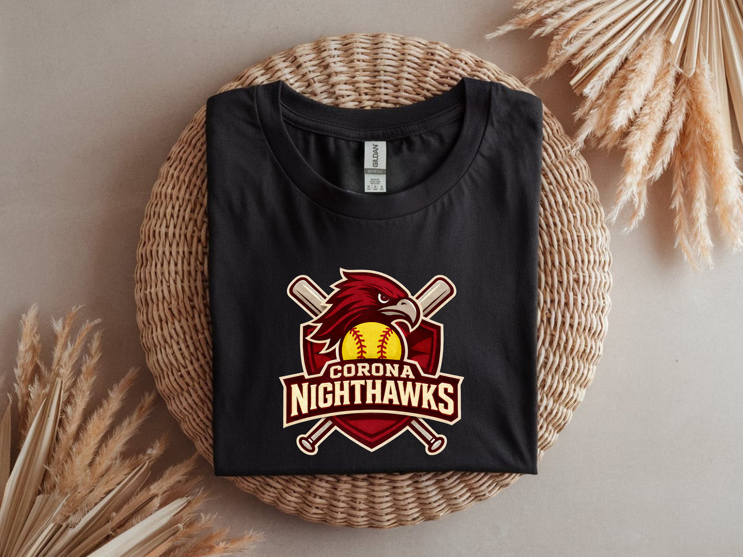 Nighthawks Softstyle T-Shirt - Black
