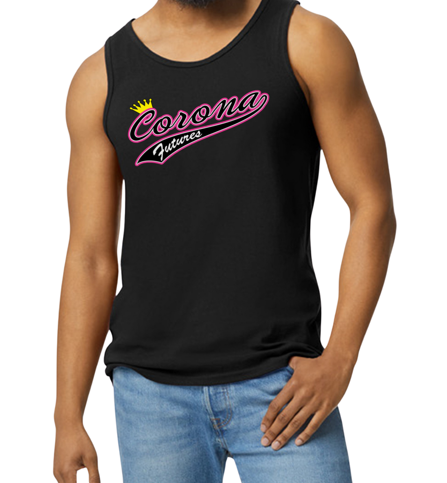 Corona Futures Men's Tank Top - Black (Style 3)