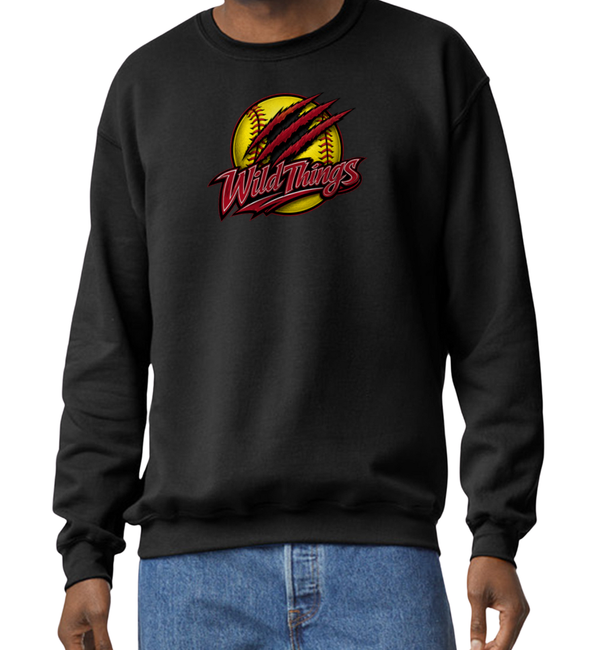 Wild Things Crew Sweatshirt - Black