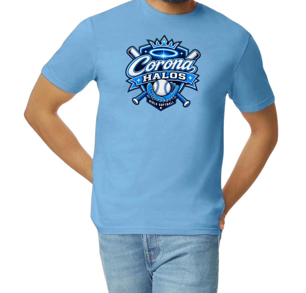 Corona Halos Softstyle T-Shirt - Blue
