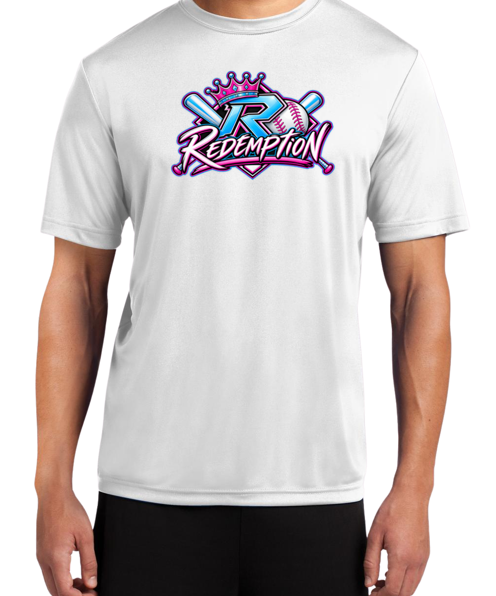 Redemption Dryfit Performance Tee - White