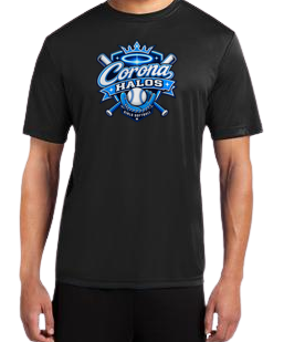 Corona Halos Dryfit Performance Tee - Black