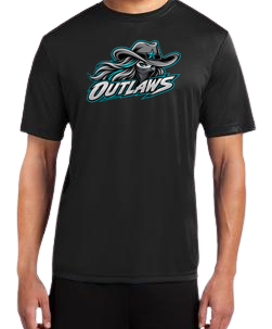 Outlaws Dryfit Performance Tee - Black