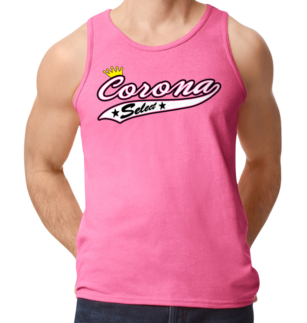 Corona Select Men's Tank Top - Pink