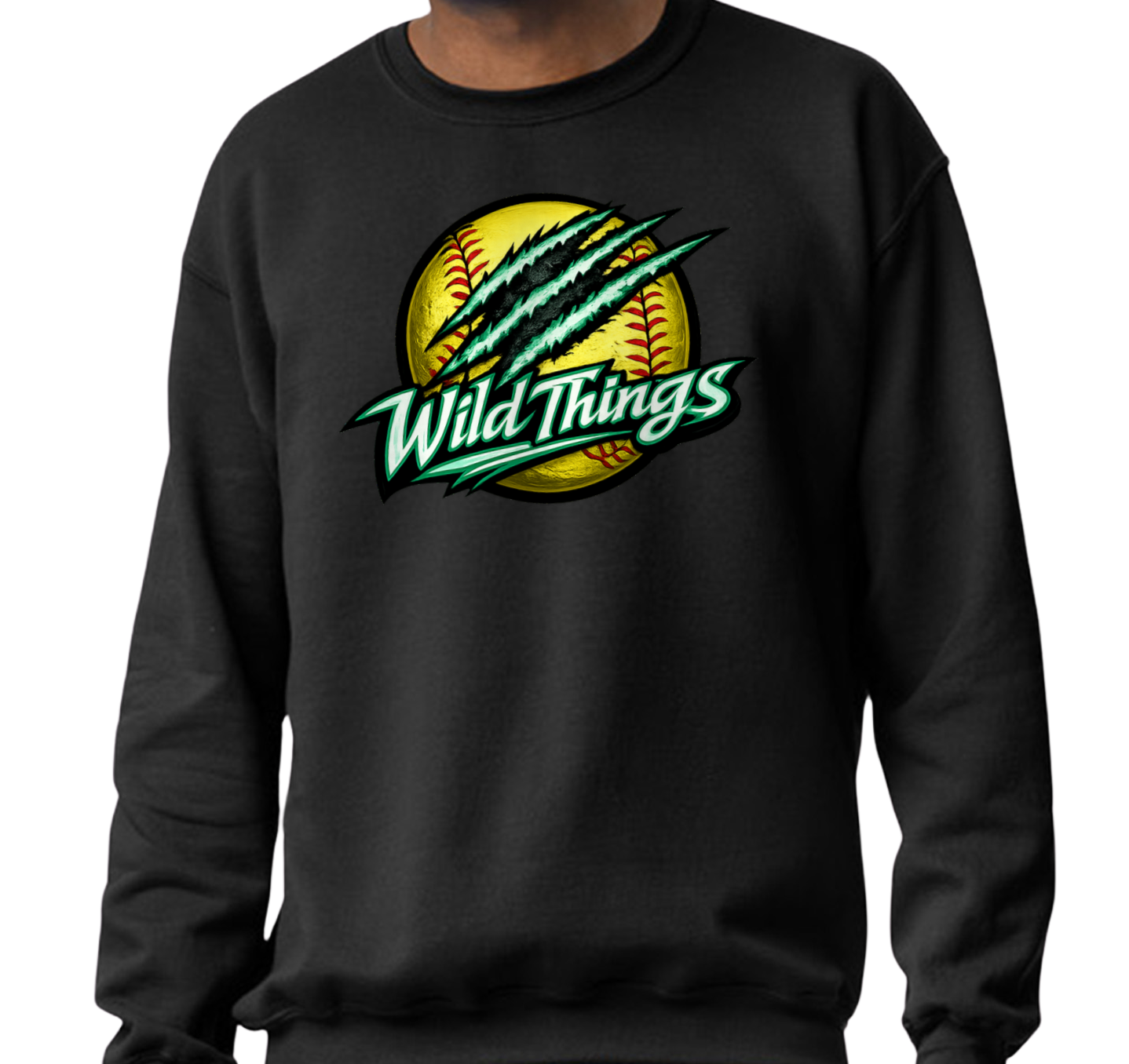 Wild Things Crew Sweatshirt - Black