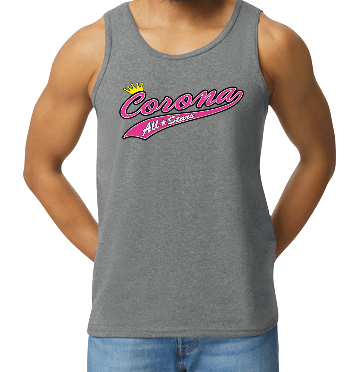 Corona All Stars Men's Tank Top - Gray (Style 1)