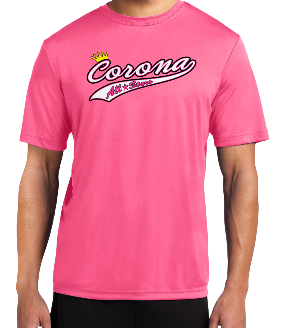 Corona All Stars Dryfit T-Shirt - Pink