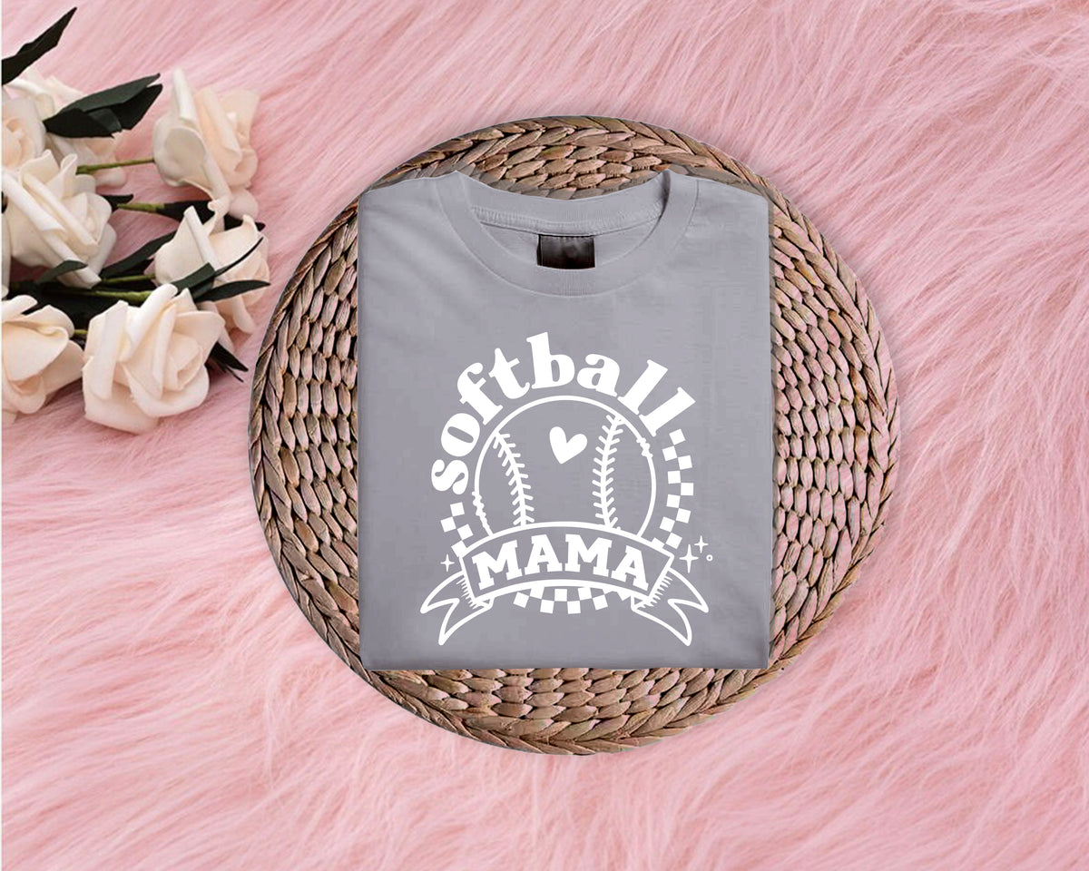 Softball Mama Softstyle T-Shirt (Multiple Colors)