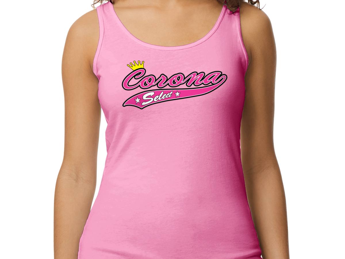 Corona Select Softstyle Women's Fitted Tank Top - Pink