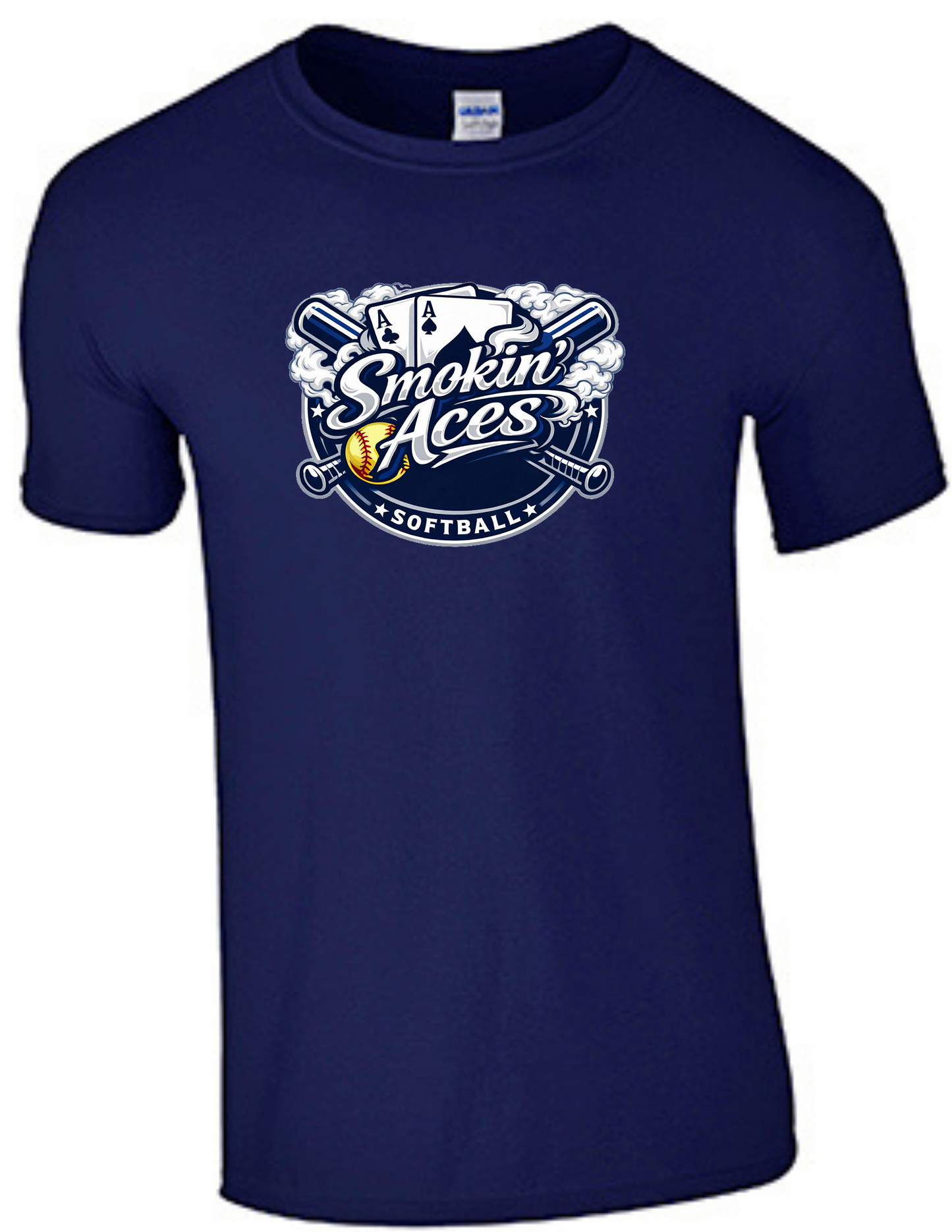 Smokin' Aces Softstyle T-Shirt - Navy