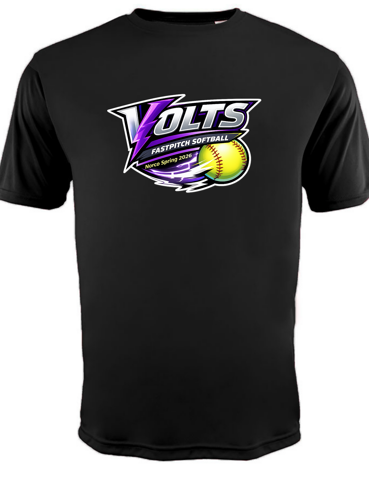 Volts Softstyle T-Shirt - Black