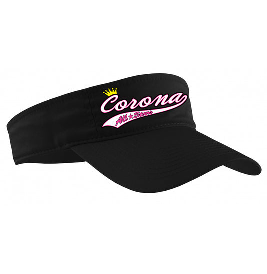 Corona All Stars Visor - Black (Style 2)