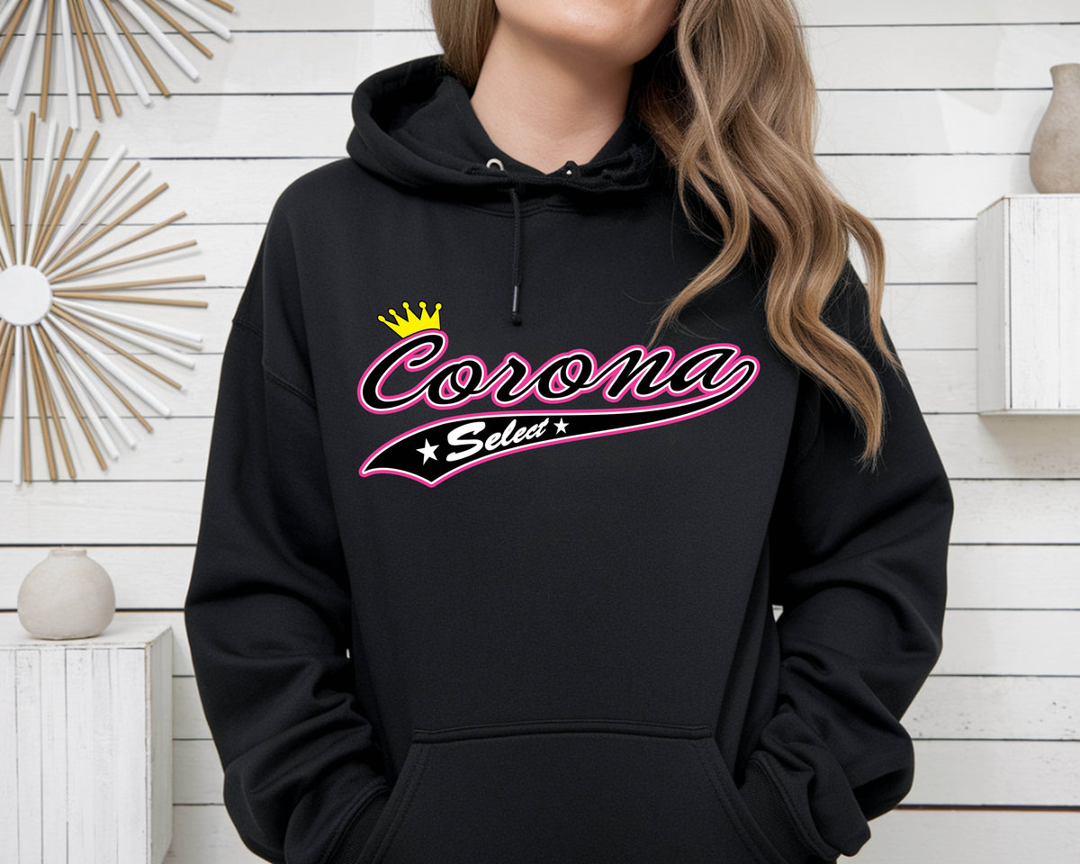 Corona Select Pullover Hoodie - Black (Style 3)