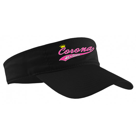 Corona All Stars Visor - Black (Style 1)