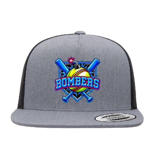 Bombers Snapback Trucker Hat - Gray/Black