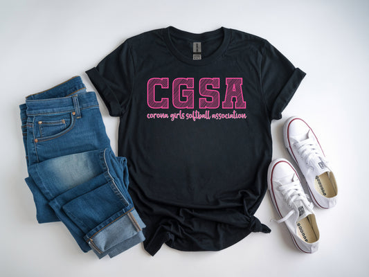 Corona Softball Softstyle T-Shirt - Black (Style 3)