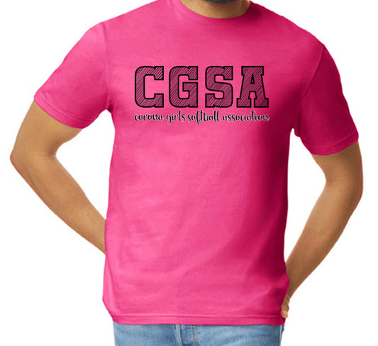 Corona Softball Softstyle T-Shirt - Pink (Style 5)