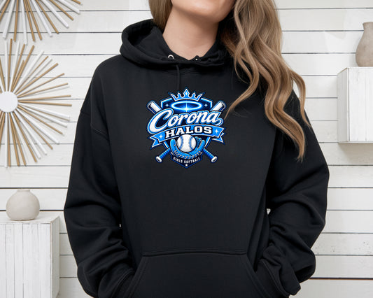 Corona Halos Pullover Hoodie - Black