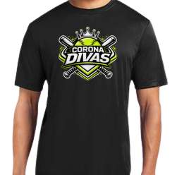 Corona Divas Dryfit T-Shirt - Black