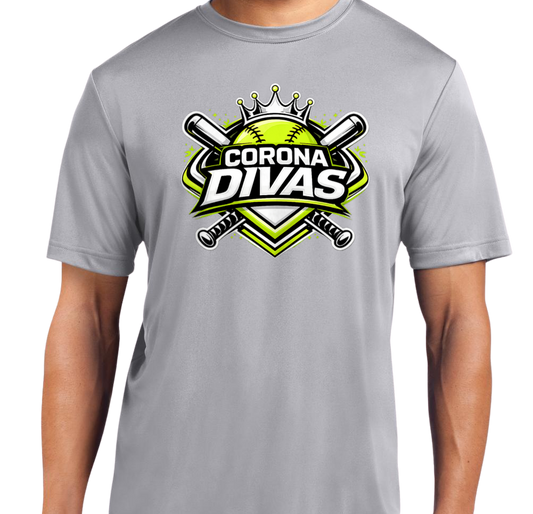 Corona Divas Dryfit T-Shirt - Gray