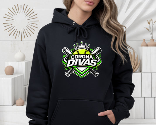Corona Divas Pullover Hoodie - Black