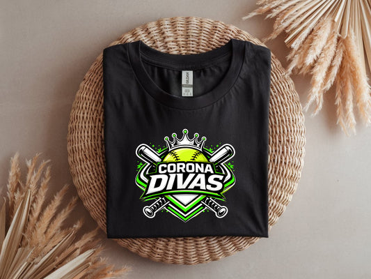Corona Divas Softstyle T-Shirt - Black