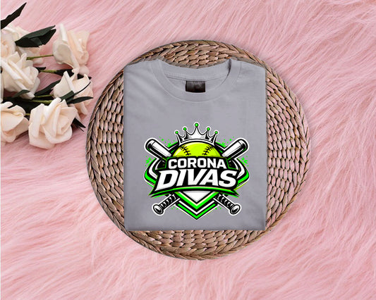 Corona Divas Softstyle T-Shirt - Gray