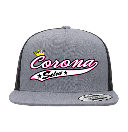 Corona Select Snapback Trucker Hat - Gray/Black (Style 2)
