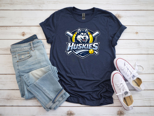 Huskies Softstyle T-Shirt - Navy