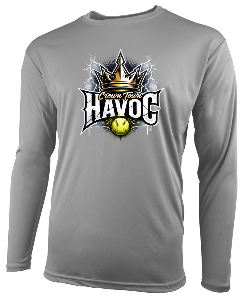 Havoc Dryfit Long Sleeve Shirt - Gray