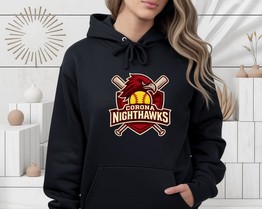 Nighthawks Pullover Hoodie - Black