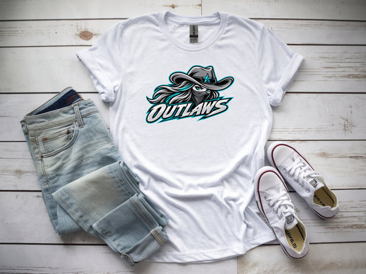 Outlaws Softstyle T-Shirt - White