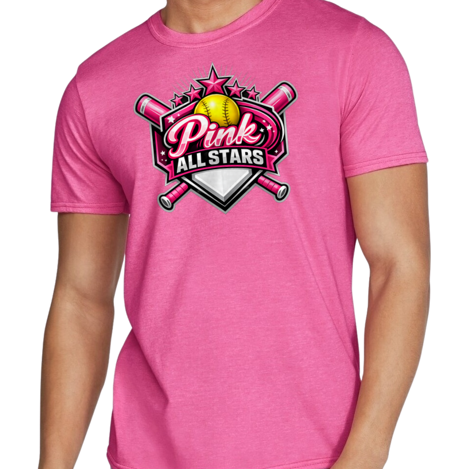 Pink All Stars Softstyle T-Shirt - Pink