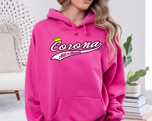 Corona All Stars Pullover Hoodie - Pink