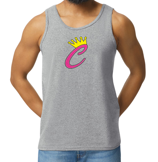 Corona Softball Men's Tank Top - Gray (Style 5)