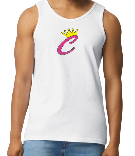 Corona Softball Men's Tank Top - White (Style 4)