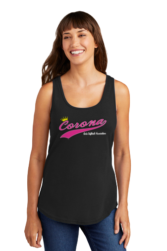 Corona Softball Women's Tank Top - Black (Style 1)