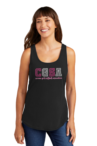 Corona Softball Women's Tank Top - Black (Style 5)