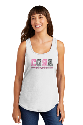 Corona Softball Women's Tank Top - White (Style 4)