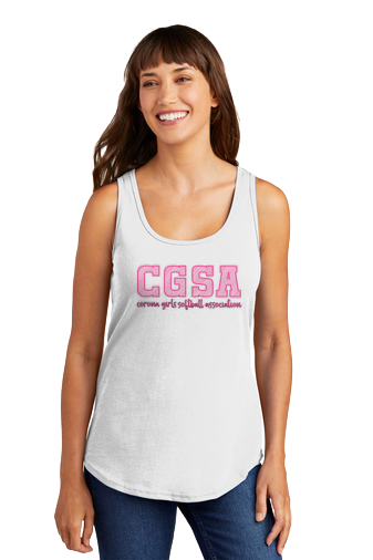 Corona Softball Women's Tank Top - White (Style 5)