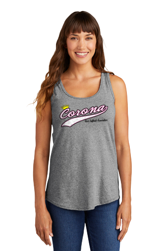 Corona Softball Women's Tank Top - Gray (Style 9)