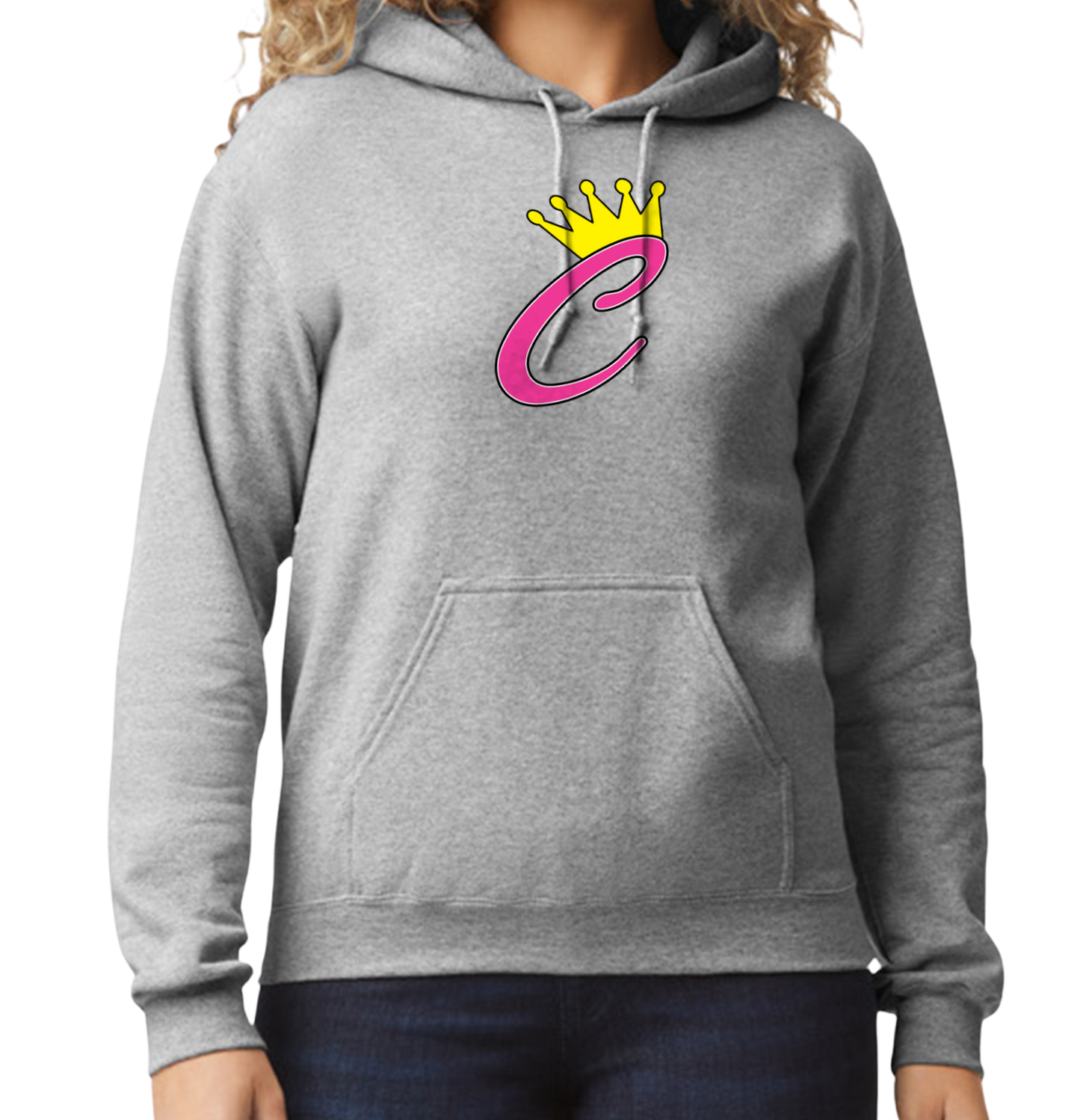 Corona Softball Pullover Hoodie - Gray (Style 8)