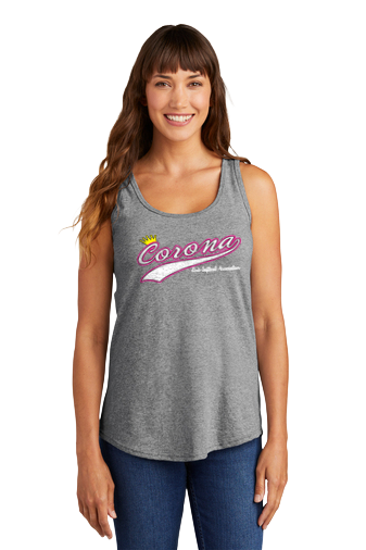 Corona Softball Women's Tank Top - Gray (Style 4)